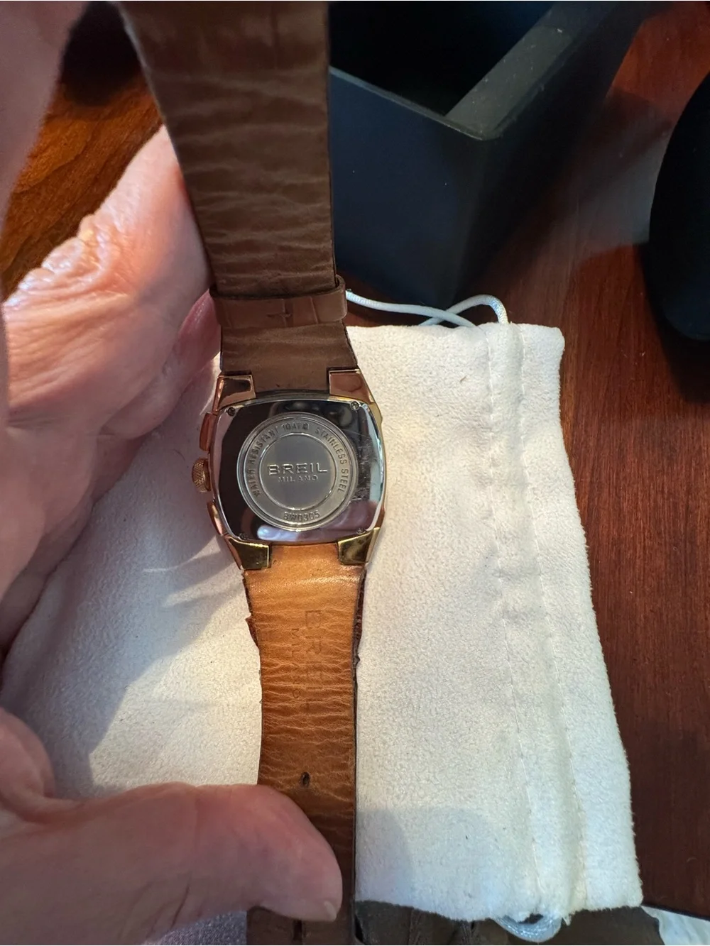 Breil Milano Gold Brown Chronograph Watch BW0305
